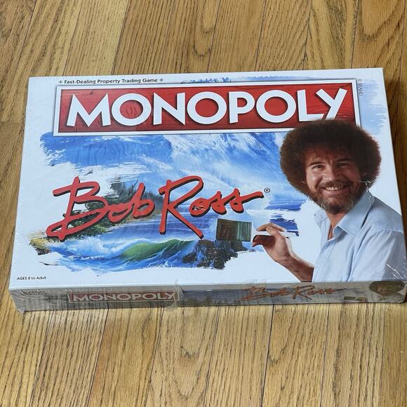 Monopoly - Bob Ross (Based on Bob Ross Show The Joy of Painting) NEW SEALED - Picture 1 of 3